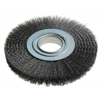 Lessmann Wheel Brush D200mm x W24-27 x 50 Bore Set 3 Steel Wire 0.30