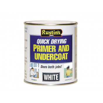 Rustins Quick Dry Primer & Undercoat White 500ml