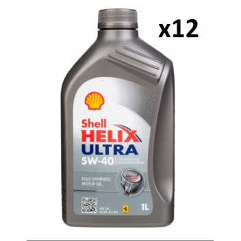 12 X 1LT Shell Helix Ultra 5W-40