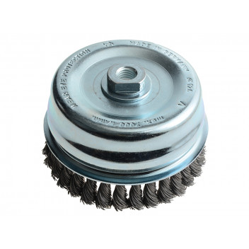 Lessmann Knot Cup Brush 125mm M14x2.0, 0.50 Steel Wire*