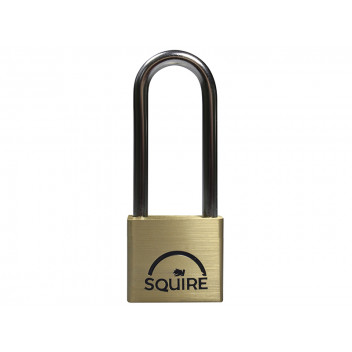 Squire LN4LS Lion Brass Padlock 5-Pin 40mm - 65mm Long Shackle