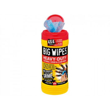 Big Wipes 4x4 Heavy-Duty Cleaning Wipes (Tub 80)