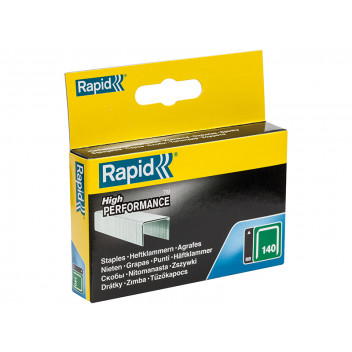 Rapid 140/12 12mm Galvanised Staples Box 2000