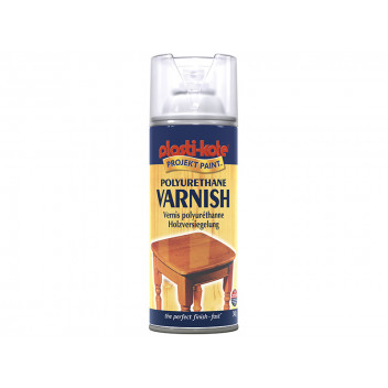PlastiKote Varnish Spray Clear Gloss 400ml