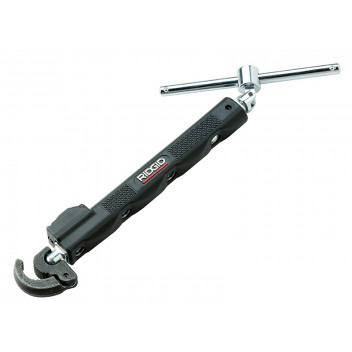 RIDGID 2017 Telescopic Basin Wrench with Led Work Light 12-32mm Capacity