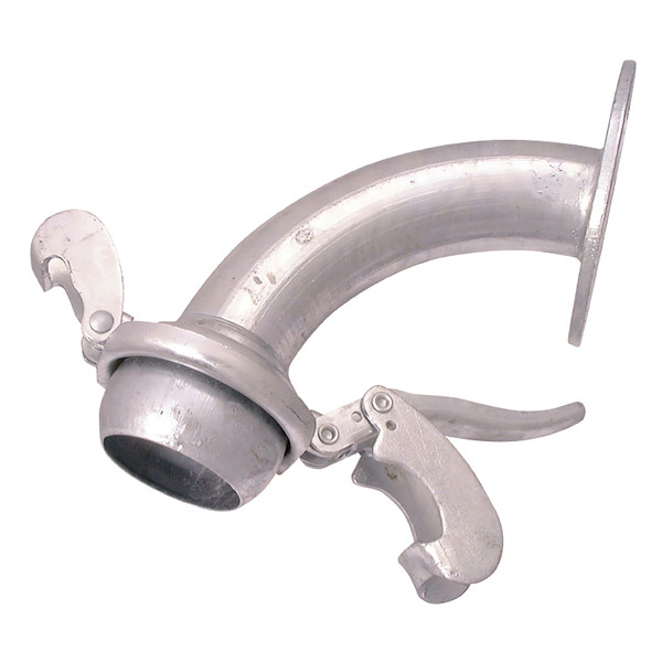 LEVER LOCK 90 MALE FLANGED TABLE D 6