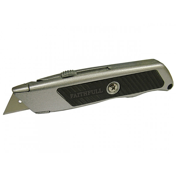 Faithfull Trimming Knife Retractable Blade