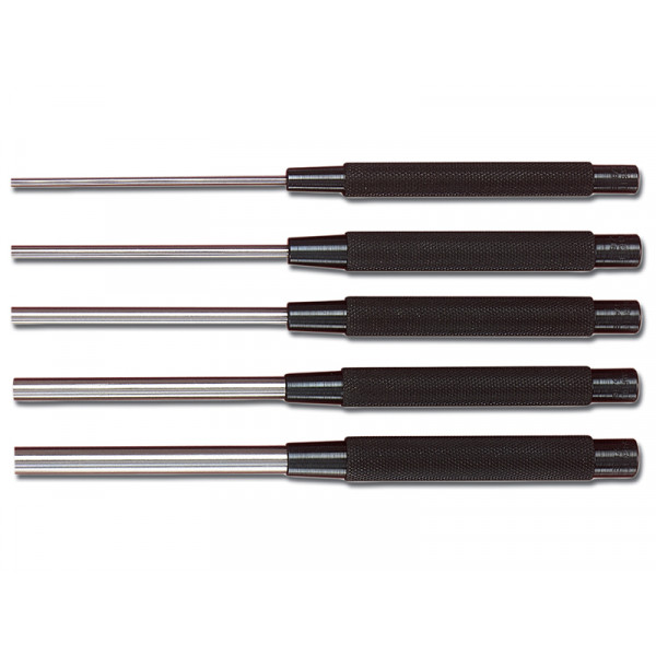 Starrett S248PC Long Pin Punch Set 5 Piece