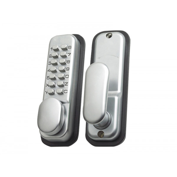 Yale Locks PDL02SC Push Button Door Lock Chrome Finish Hold Open Function