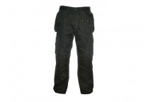 DEWALT Pro Tradesman Black Trousers Waist 36in Leg 31in