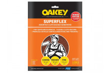 Oakey Superflex Cloth Backed Aluminium Oxide Sheets 230 x 280mm Assorted (3)