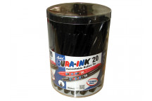 Markal DURA-INK 20 Retractable Marker - Black (Tub 24)