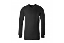 B123 Thermal T-Shirt Long Sleeve Black Large