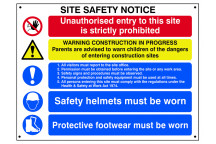 Scan Composite Site Safety Notice - FMX 800 x 600mm