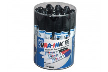 Markal DURA-INK 55 Medium Taper Marker Black (Tub 20)