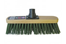 Faithfull Stiff Green Broom Head 300mm (12in) Threaded Socket