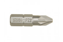 IRWIN Screwdriver Bits Pozi PZ2 50mm (Pack 2)