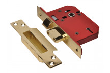 UNION StrongBOLT 2205S 5 Lever Mortice Sashlock Polished Brass 81mm 3in Visi