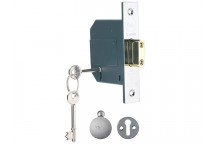 PM562 Hi-Security BS 5 Lever Mortice Deadlock 68mm 2.5in Polished Chrome