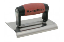 Marshalltown M136D Cement Edger Curved End DuraSoft Handle 6 x 3in