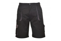 TX14 Portwest Texo Contrast Shorts Black Large