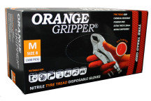ATG 7181 Orange Gripper Disposable Glove (Box 100) Large Size 9