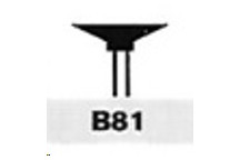 Mounted Points B Shape (Shank Diameter 3mm) B81