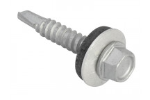 TechFast Hex Head Roofing Screw Self-Drill Light Section 5.5 x 32mm Pack 100