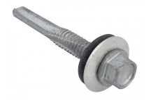 TechFast Hex Head Roofing Screw Self-Drill Heavy Section 5.5 x 38mm Pack 100
