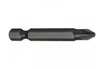 Faithfull Pozi S2 Grade Steel Screwdriver Bits PZ1 x 50mm (Pack 3)