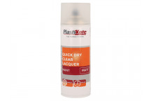 PlastiKote Trade Quick Dry Clear Lacquer Spray Matt 400ml