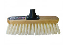 Faithfull Soft Cream PVC Bristle Broom Head 300mm (12in) Threaded Socket