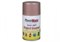 PlastiKote Fast Dry Enamel Aerosol Rose Gold 100ml