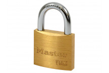 Master Lock V Line Brass 40mm Padlock - Keyed Alike 2341