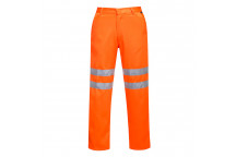 RT45 Hi-Vis Poly-cotton Trousers RIS Orange Tall Large