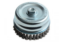 Lessmann Knot Cup Brush 125mm M14x2.0, 0.50 Steel Wire*