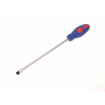 Faithfull Soft Grip Screwdriver Flared Slotted Tip 10.0 x 250mm