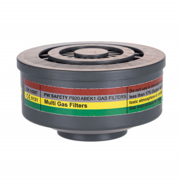 P920 ABEK1 Gas Filter Special Thread Connection Grey