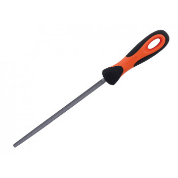 Bahco Handled Round Bastard Cut File 1-230-08-1-2 200mm (8in)