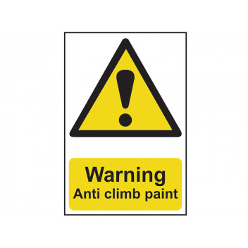 Scan Warning Anti Climb Paint - PVC 200 x 300mm