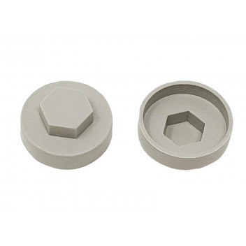 ForgeFix TechFast Cover Cap Goosewing Grey 19mm (Pack 100)