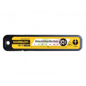 Komelon Snap-Off Blades 25mm (Pack 10)